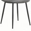 Ensemble de table et de chaises. Table de salle à manger rectangulaire moderne, convenant à 4 à 6 personnes. Comptoir en verre trempé + panneau inférieur en panneau de fibres à densité moyenne, assorti à 4 chaises de salle à manger en lin et coton avec pieds en métal.
