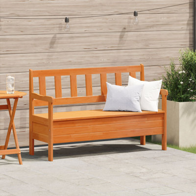 Solid Wood Outdoor Bench