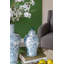 Pot en porcelaine avec couvercle - bleu / blanc-613241823