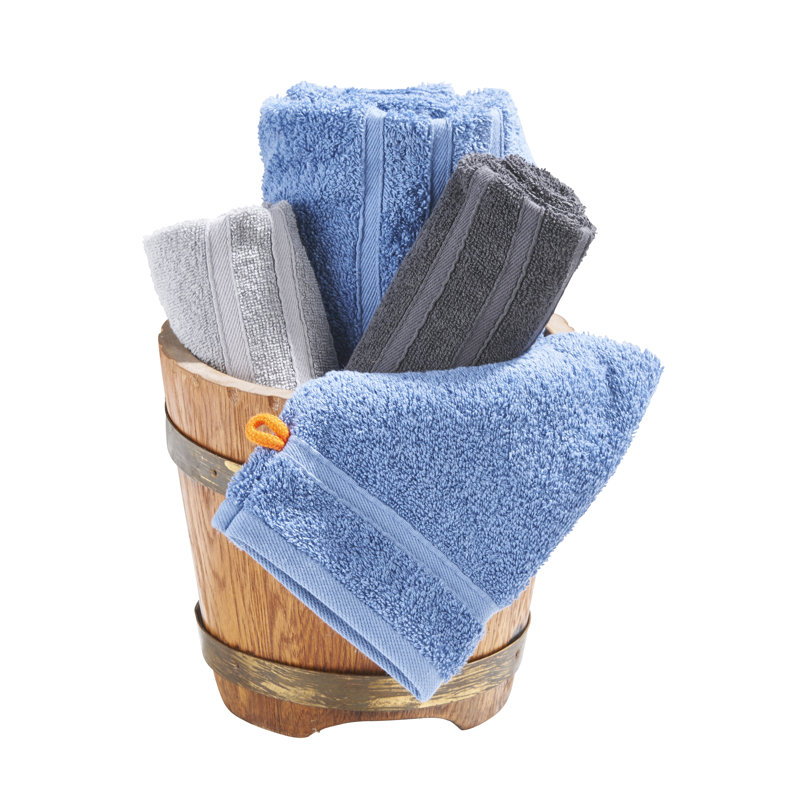 Faucher Cotton Midweight Washcloth, Anthrazit