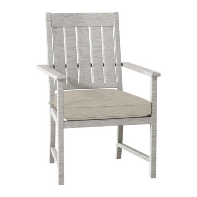 Croquet Patio Dining Armchair with Cushions