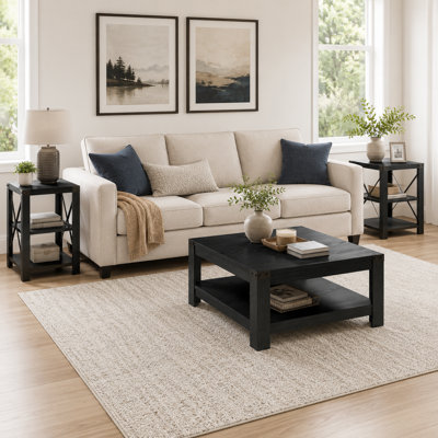 3-piece Living Room Table Set