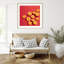 «Oranges» par Julia Ramiro, reproduction d'art encadrée sur bois-2033672618