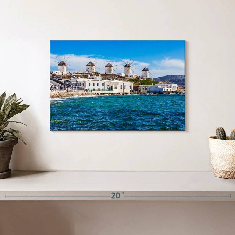 Gillard Mykonos Windmills, H 8 po x l 12 po
