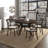 47.24''Round Rubber Wood Dining Table For 4-6 With Wooden Trestle Pedestal Base,Modern Kitchen Wooden Table Dinner Table For Dining Room, Living Room (1 Table)-795314059