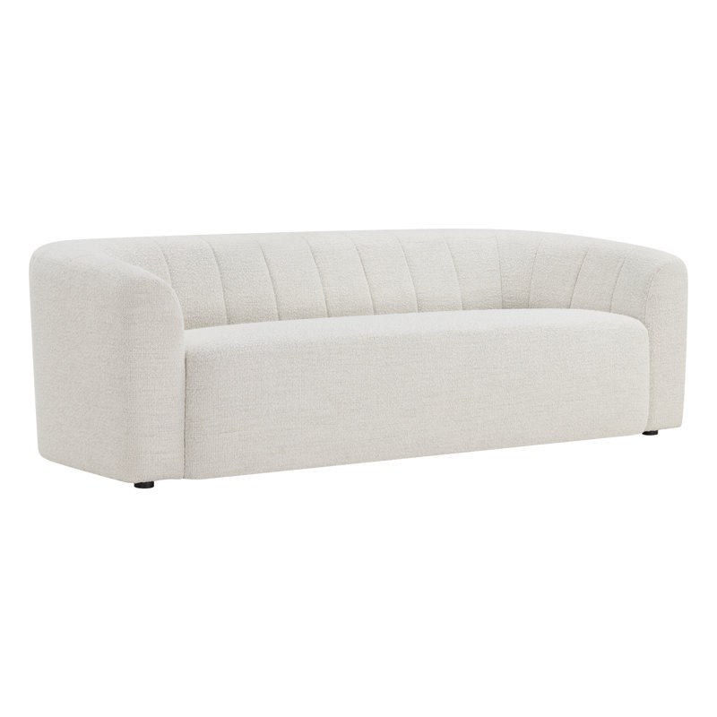 Canapé rembourré 89 po Augustine, Boucle Merino Pearl Performance