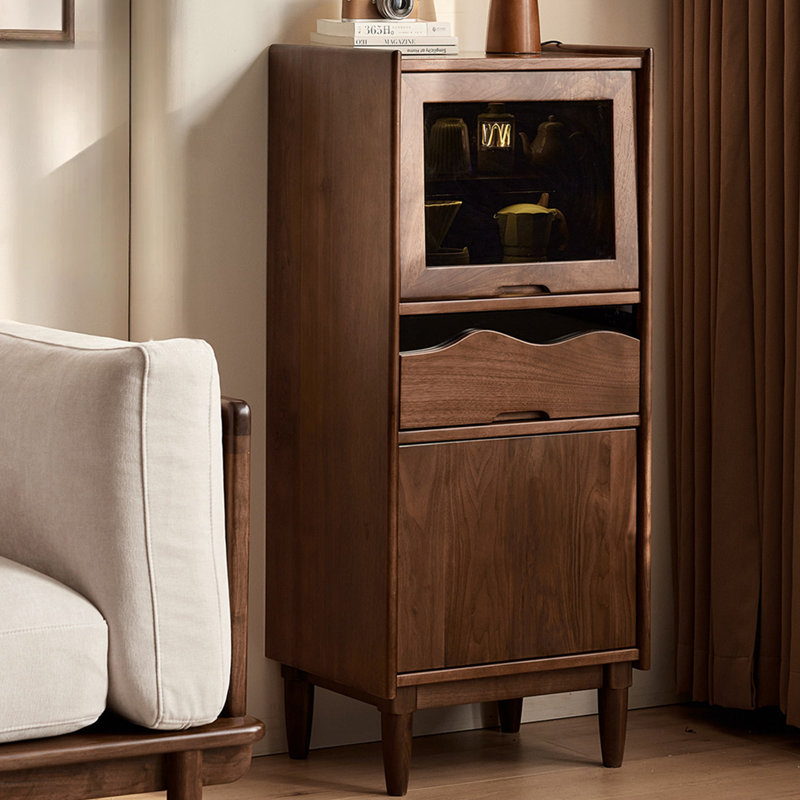 Armoire d'appoint en bois de luxe rétro