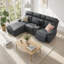 4 Seater Leather Sofa-1616347503