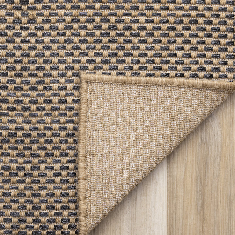 Tapis d'intérieur géométrique 5 x 8 Hermosillo, Rectangle 5 pi 1 po x 7 pi 7 po