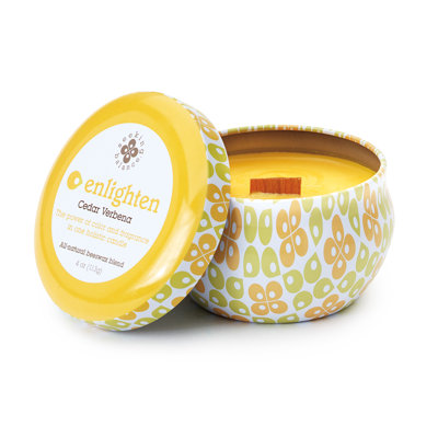 Bougie parfumée Enlighten Cedar Verbena