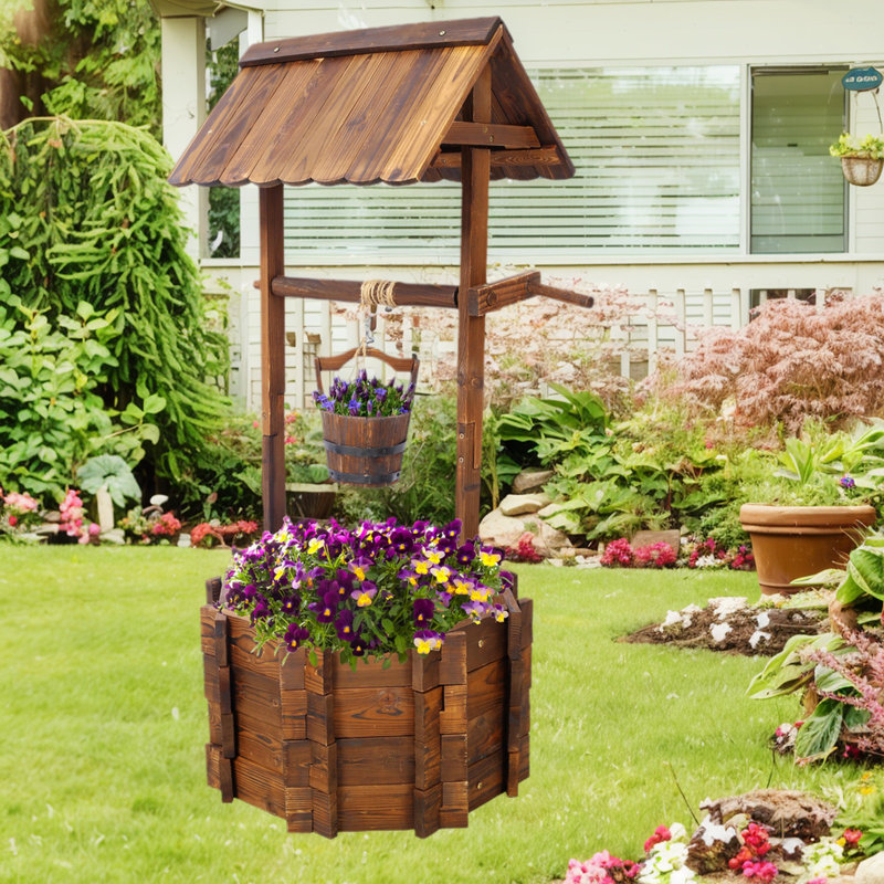 Décorations d'extérieur pour jardin en bois