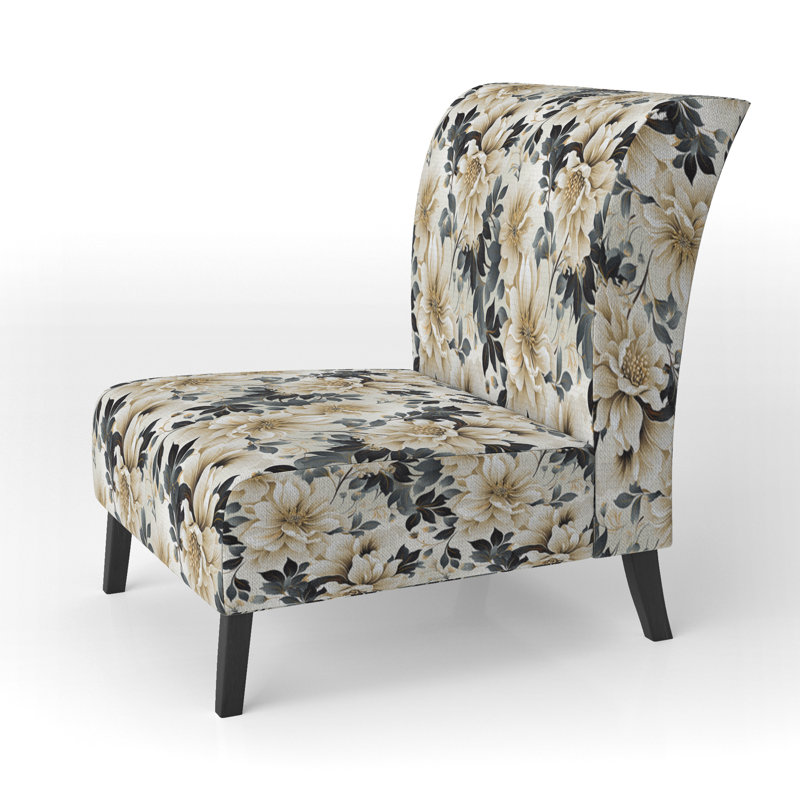 Fauteuil de chambre Timeless Beige Peony Sophistication III