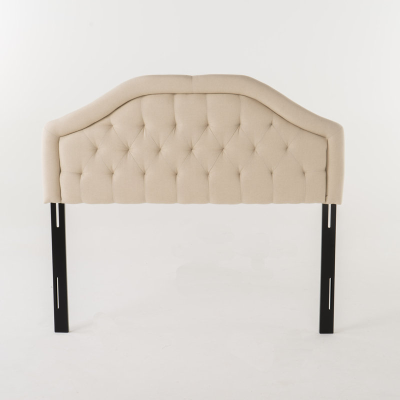 Tête de lit rembourrée Lemaster Panneau, Beige, Très grand