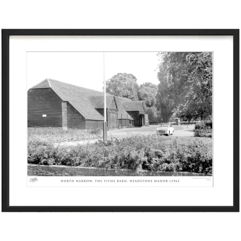 North Harrow, The Tithe Barn, Headstone Manor C1965 by Francis Frith - Single Picture Frame Print, 60cm H x 80cm W x 2.3cm D