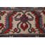 Tapis rouge en laine noué à la main de conception unique 8 pi 11 po x 11 pi 9 po New Age