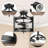 Amadi 13.5" 2-Light Lantern Semi Flush Mount-454554864