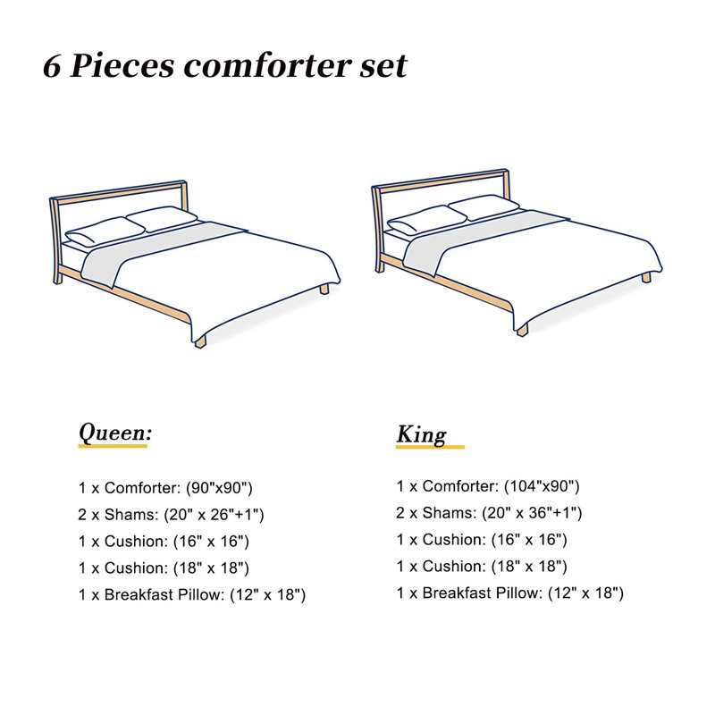 Ensemble d'édredon 6 pièces en polyester et microfibre matelassé rayé blanc et rose 1 édredon 2 taies décoratives 3 coussins décoratifs ， Grand