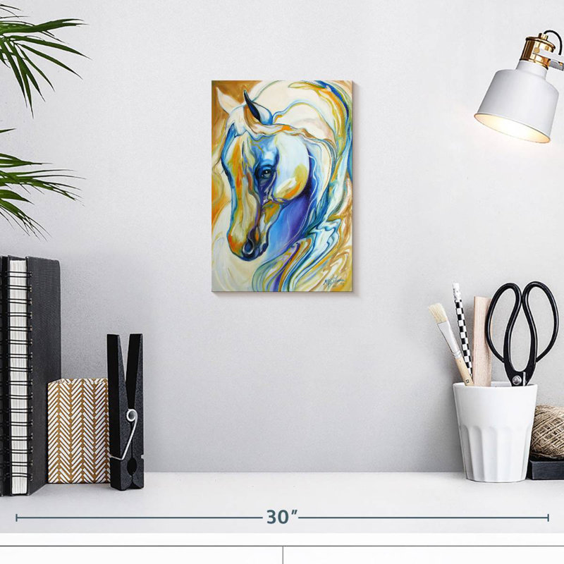 Brampt Arabian Abstract, 12" H x 8" W