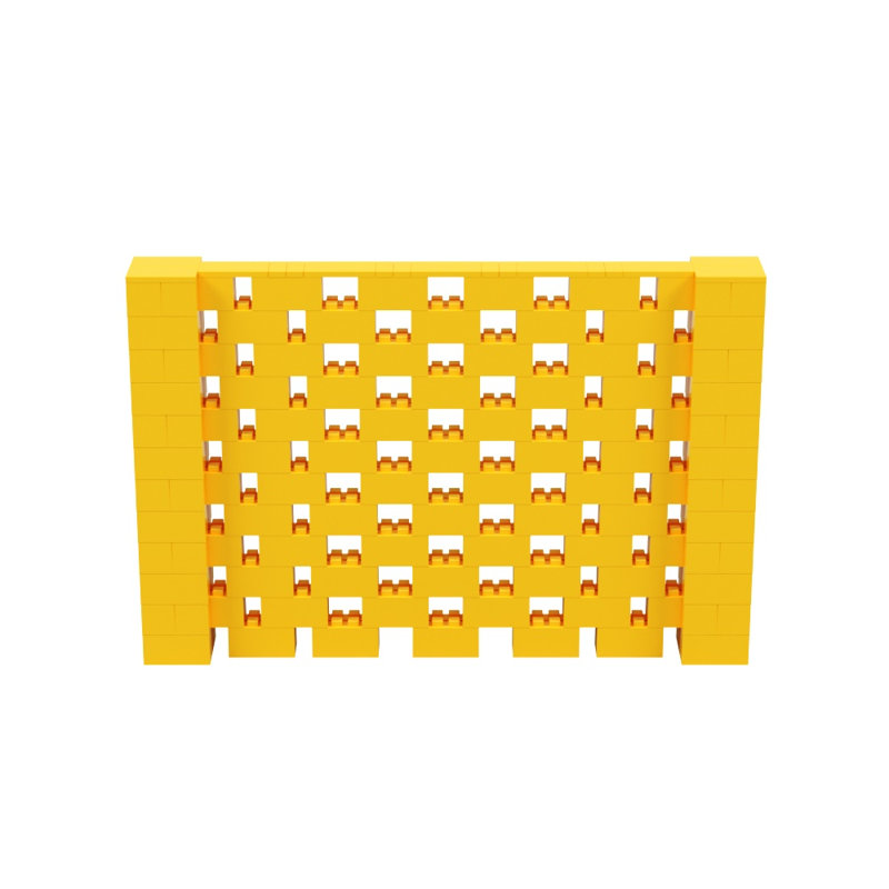 Ensemble mural Everblock, Jaune, H 72 po x l 108 po x P 12 po