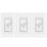 TopGreener Motion Sensor Light Switch, No Neutral Required - White, With Wall Plate (3-Pack)