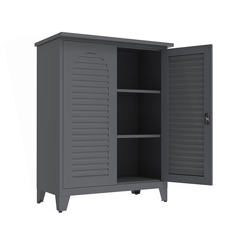 Armoire de rangement en métal avec beaucoup d'espace