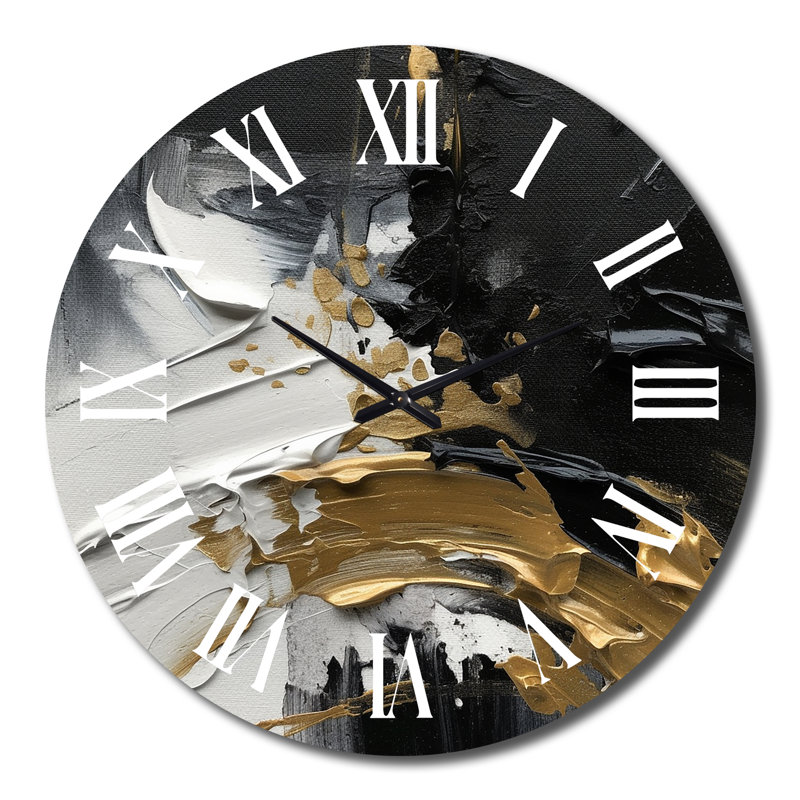 Horloge murale abstraite exquise Darling, Grand