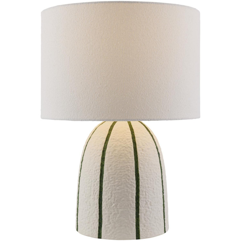 Lampe de table Gwendol, Beige/vert