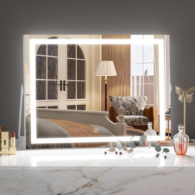 Miroir de maquillage à DEL 14 po x 11 po