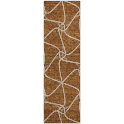 Premium Machine Washable Prisco Paprika Rug
