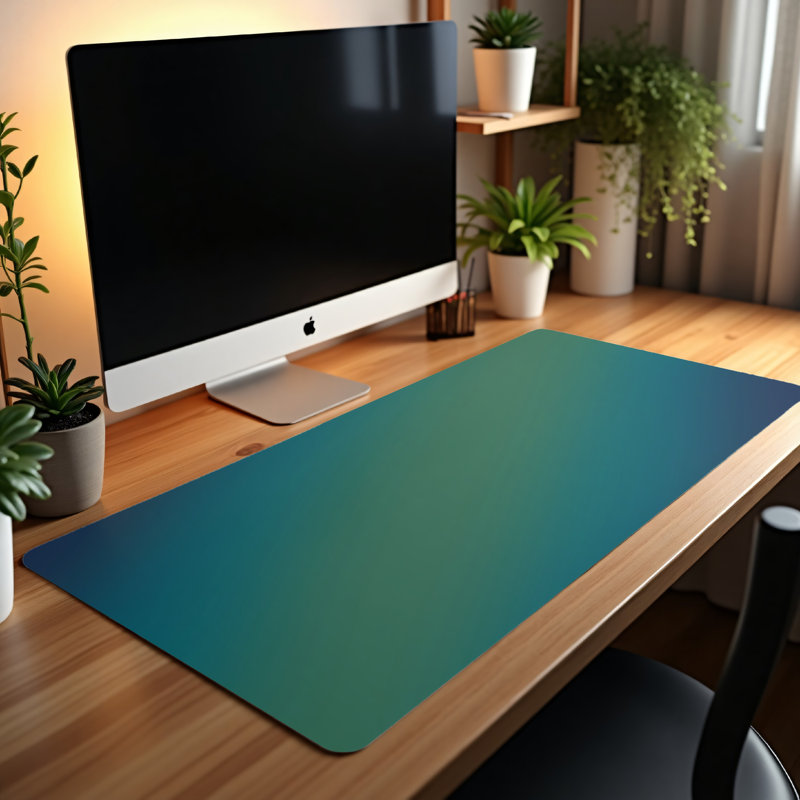 Polyester Desk Pad, 14.4x12.1
