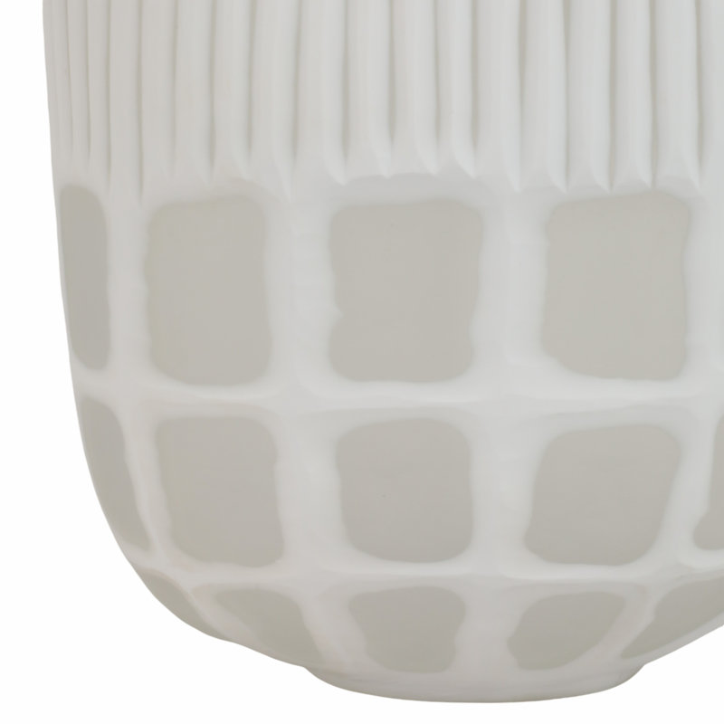 Vase en verre sculptural à silhouette sculpturale pour la décoration intérieure, H 16 po x l 12 po x P 9 po