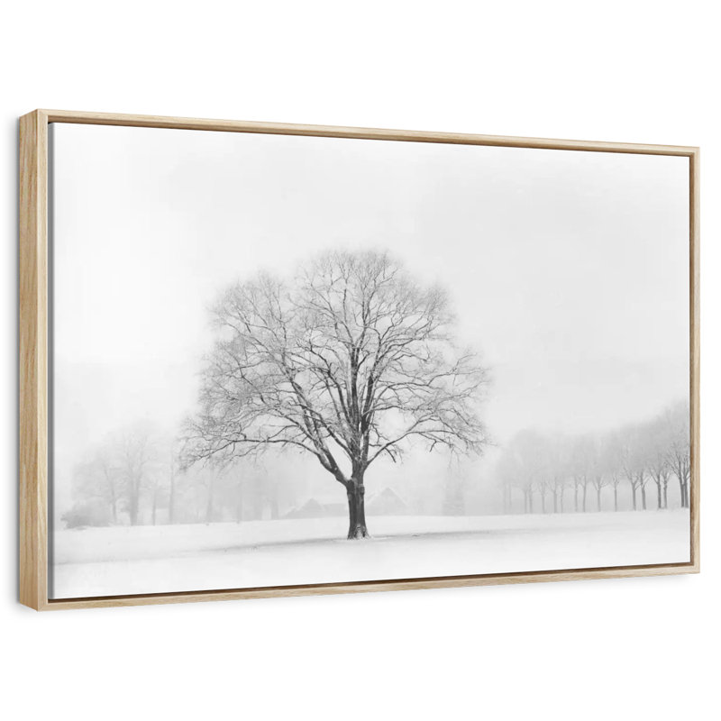 Debout seul, Cadre flottant en bois naturel, 25 po x 17 po