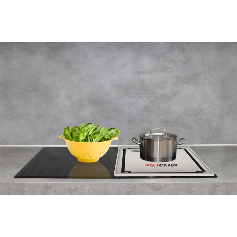  YBM Home Kosher Certified Silicone Induction Top Cover, Heat Resistant Stovetop Cooking Mat, Silicone Stove Cover Thick Induction Cooktop