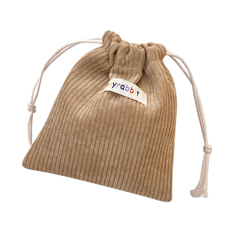 Sac à dos sac de rangement en velours côtelé élastique, de profondeur
