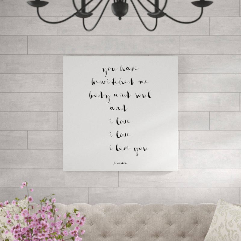 Classic Quotes III by Jarman Fagalde - Wrapped Canvas Print, 91cm H x 91cm W