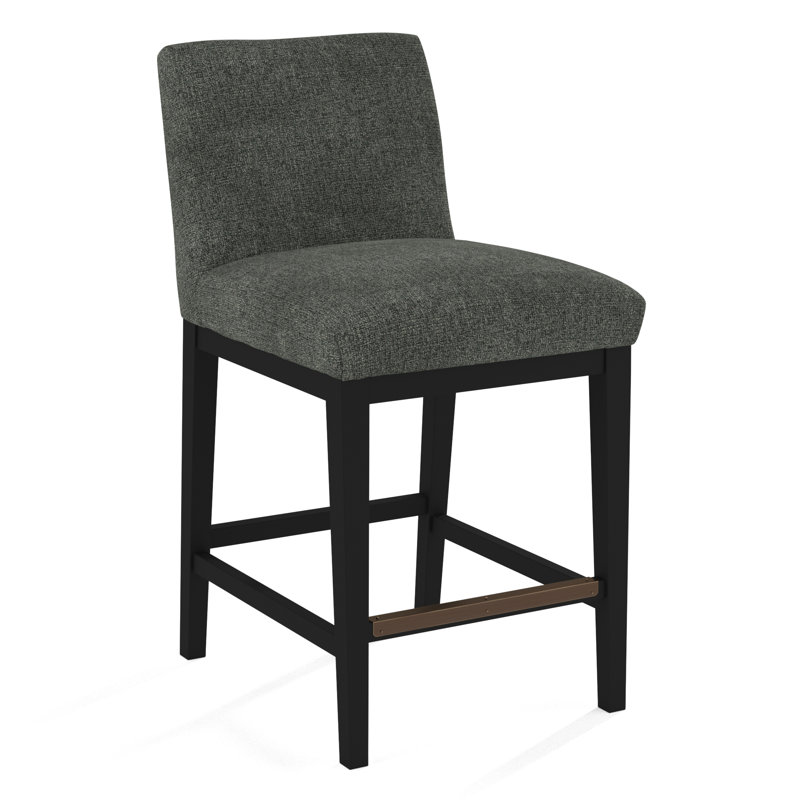 Upholstered Stool, 61645-88, Black