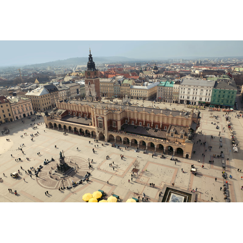 Krakow: Main Square by Conradcress - Wrapped Canvas Print, 20cm H x 30cm W