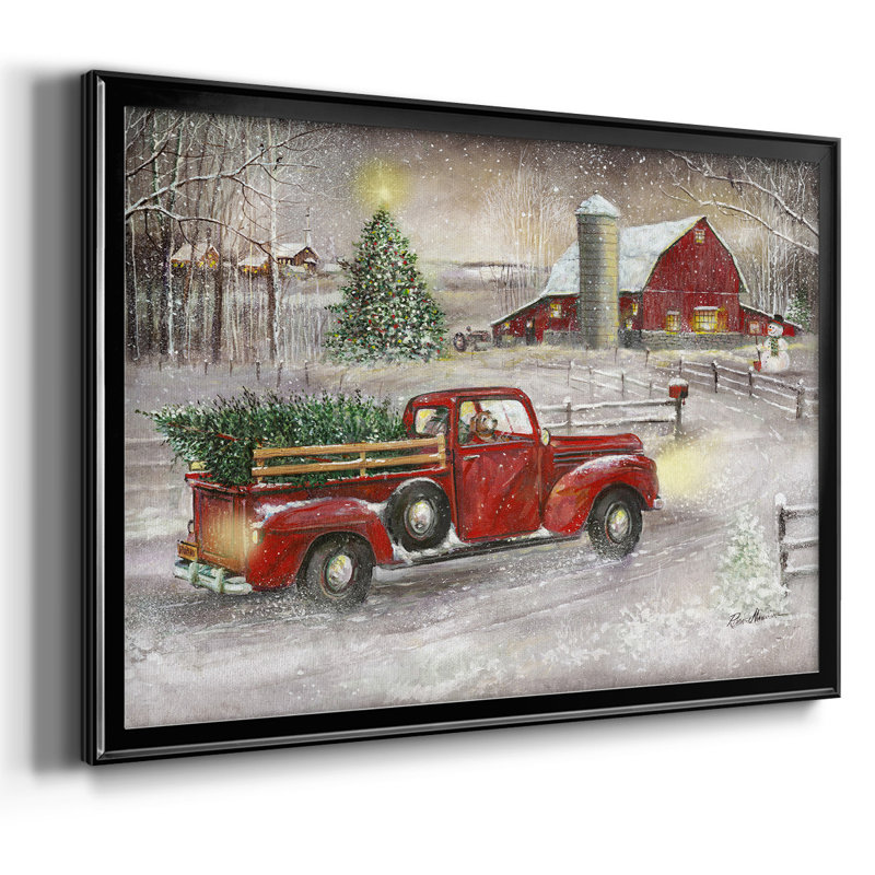 " Making Christmas Memories ", 14" H x 20" W x 1.5" D, Black