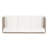Lilah White Aluminum 3 Seater Sofa