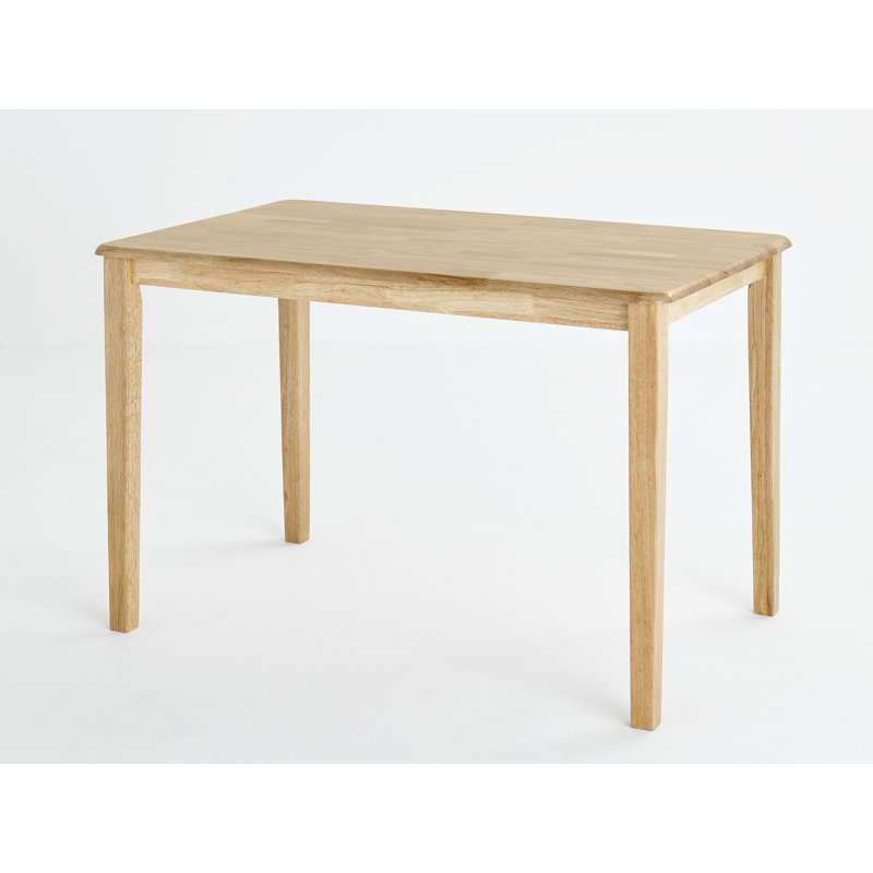 Callaway Solid Wood Dining Table, Light Brown, H75 x L137 x W82cm