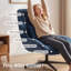 Upholstered Chenille Swivel Armchair-244346449