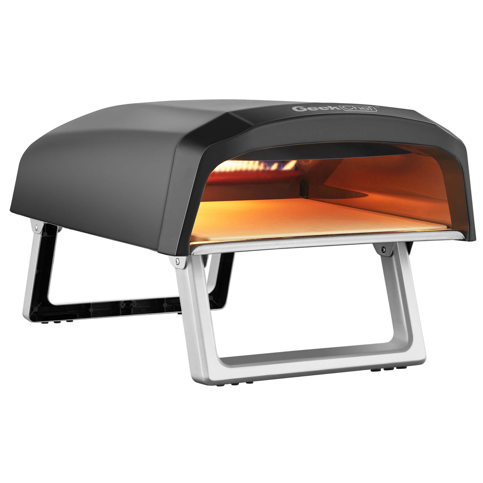 Portable natural outlet gas grill