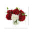 Hortensias dans un vase en verre