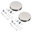 Ensemble pour auvent Aspen Creative 21518-12, P 4-3 / 4 ", trou central 7/16", noir mat, paquet de 2-87127641