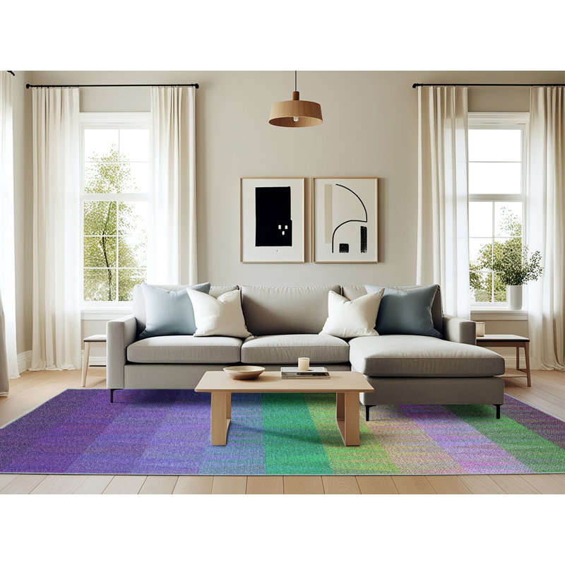 Knap Geometric Indoor Rug, Rectangle 6' x 9'