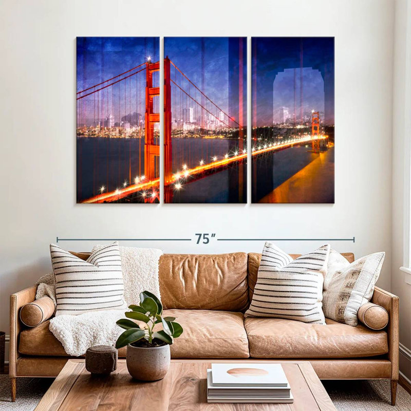 Lilie Golden Gate Bridge Composing, 42" H x 65" W