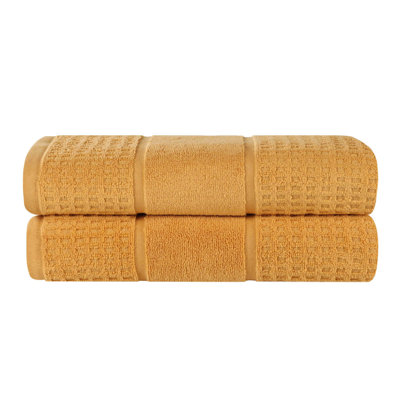 Hiyabel Waffle Cotton Bath Sheet Set