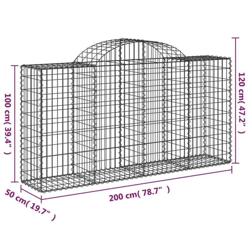 Aubryanna Silver Mesh Fence Panels, 120cm H x 200cm W x 50cm D