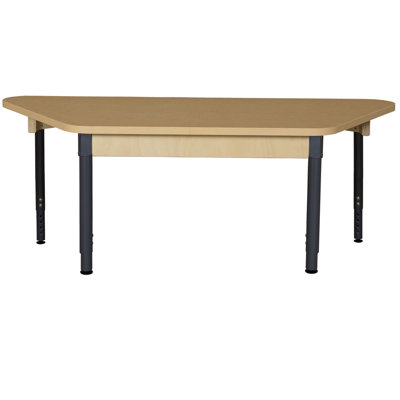Adjustable Trapezoid 3 Students Activity Table
