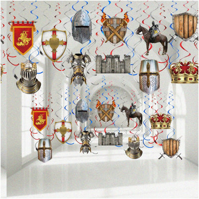 Lavender and White Heart Garland 39ft Party Decorations